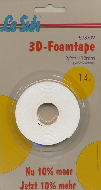 Foamtape rulle 1,4mm 2,2m